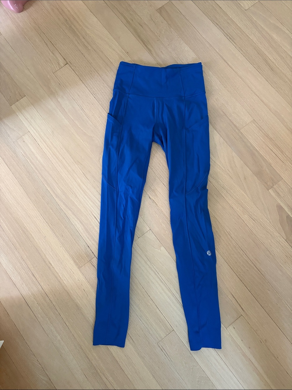 lululemon athletica cobalt blue high-waist leggings